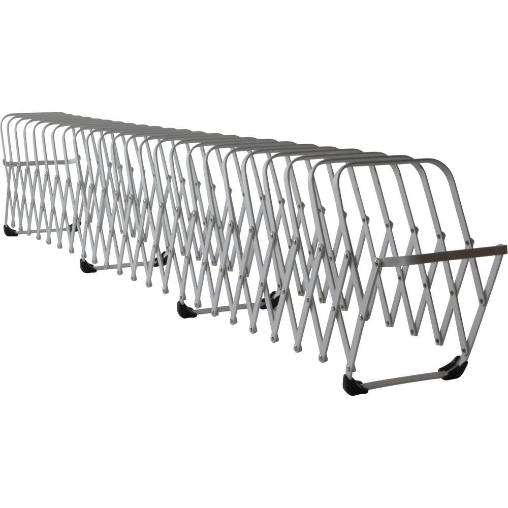 LEE Flexible Expandable Collator/Sorter/File - 24 - 7'' Height x 11'' Width x 10.5'' DepthDesktop - 22% Recycled - Silver - Aluminum - 1 Each