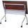 Lorell Flip Top Training Table - Rectangle Top - Four Leg Base - 4 Legs x 23.60'' Table Top Width x 60'' Table Top Depth - 29.50'' Height x 59'' Width x 23.63'' Depth - Assembly Required - Mahogany - Nylon