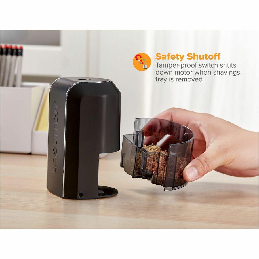 Bostitch Vertical Electric Pencil Sharpener - Desktop - 1 Hole(s) - Black - 1 Each