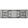 Lorell Extra-Capacity Ultra-Lite Folding Table - Light Gray Top - Dark Gray Base - 750 lb Capacity x 96'' Table Top Width x 30'' Table Top Depth - 29.25'' Height - Gray - High-density Polyethylene (HDPE)