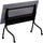 Lorell Flip Top Training Table - Charcoal Rectangle, Melamine Top - Black Four Leg Base - 4 Legs x 60'' Table Top Width x 23.60'' Table Top Depth - 29.50'' Height - Melamine - 1 Each