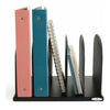 Safco Mesh Desk Organizers - 5 Compartment(s) - Compartment Size : 2'' - 8.25'' Height x 12.50'' Width x 11.25'' Depth - Desktop - Powder Coated - Black - Steel - 1 Each