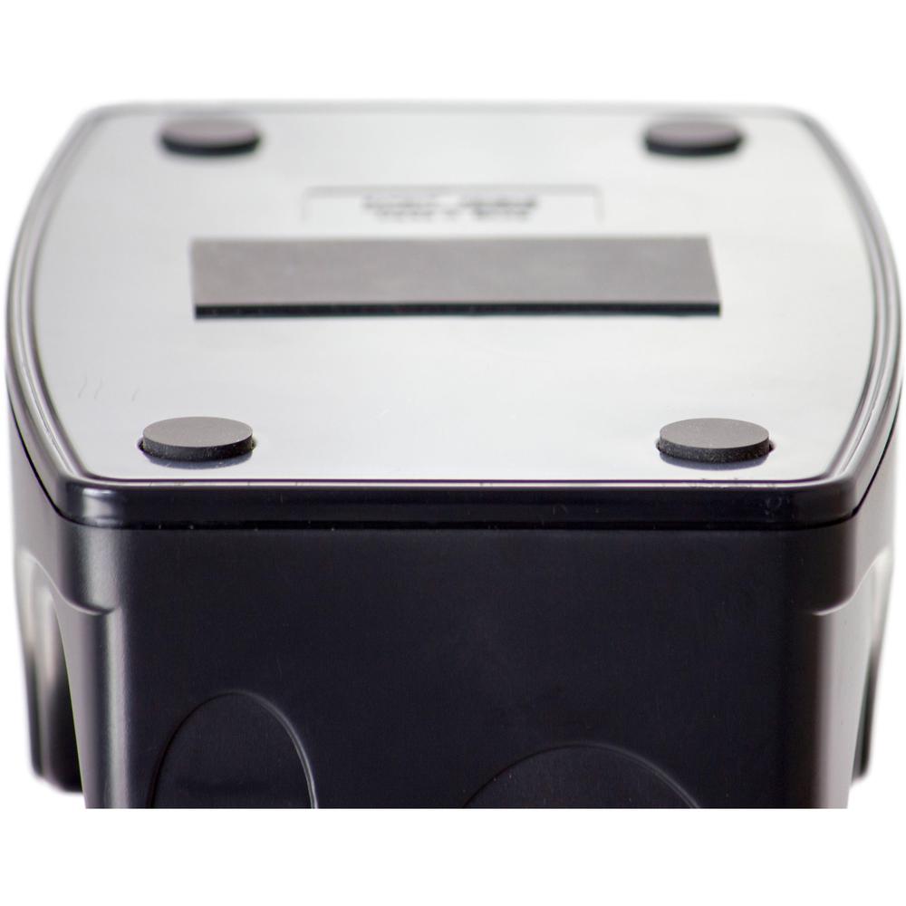 Officemate Heavy-Duty 2-in-1 Tape Dispenser - Holds Total 2 Tape(s) - Black - 1 Each