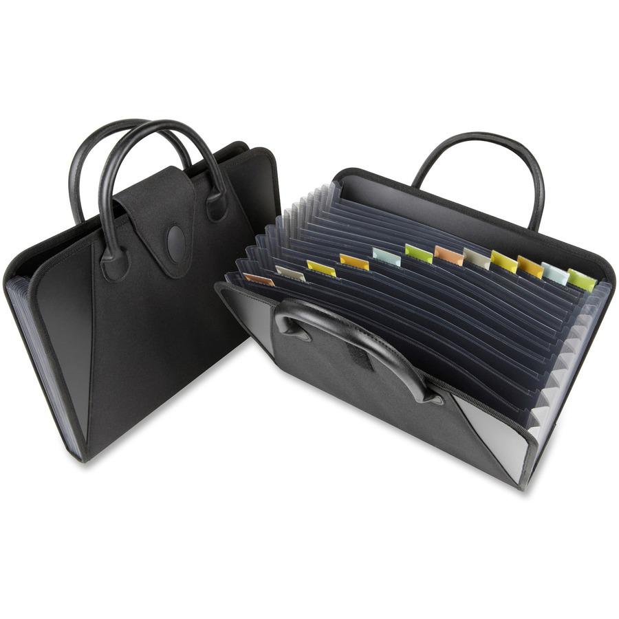 C-Line Expanding File With Handles - Black, 1/EA, 48211