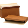 Business Source Straight Tab Cut Legal Recycled File Pocket - 8 1/2'' x 14'' - 3 1/2'' Expansion - Redrope - Redrope - Tear Proof, Tyvek Gusset, Reinforced Gusset - 30% Recycled - 25 / Box