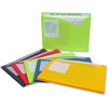 C-Line Write-On Poly File Jackets - Assorted Colors, 11 X 8-1/2, 25/BX, 63060
