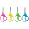 Westcott Teachers 5'' Kids Soft Handle Blunt Scissors - 5'' Overall Length - Straight-left/right - Stainless Steel - Blunted Tip - Assorted - 12 / Pack