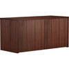 Lorell Essentials Series Wall-Mount Hutch Door Kit - 0.1'' Edge, 17'' x 1''16'' , 0.7'' - Finish: Espresso