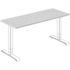 Lorell Training Tabletop - Gray Rectangle Top - 60'' Table Top Length x 24'' Table Top Width x 1'' Table Top ThicknessAssembly Required - Particleboard, Melamine Top Material - 1 Each