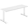 Lorell Training Tabletop - White Rectangle Top - 72'' Table Top Length x 24'' Table Top Width x 1'' Table Top ThicknessAssembly Required - Particleboard, Melamine Top Material - 1 Each
