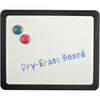 Lorell Magnetic Dry-erase Board - 15.9'' (1.3 ft) Width x 12.9'' (1.1 ft) Height - Black Frame - Magnetic - 1 Each