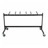 Lorell Folding Chair Dolly - 68'' Width x 30.75'' Depth x 35.75'' Height - Black Steel Frame - Black - For 42 Devices - 1 Each