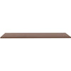 Lorell Relevance Series Tabletop - Walnut Rectangle, Laminated Top - Adjustable Height - 24'' Table Top Width x 72'' Table Top Depth x 1'' Table Top Thickness - Assembly Required - 1 Each