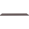Lorell Training Tabletop - Espresso Rectangle, Laminated Top - Adjustable Height - 72'' Table Top Width x 24'' Table Top Depth x 1'' Table Top Thickness - Assembly Required - 1 Each