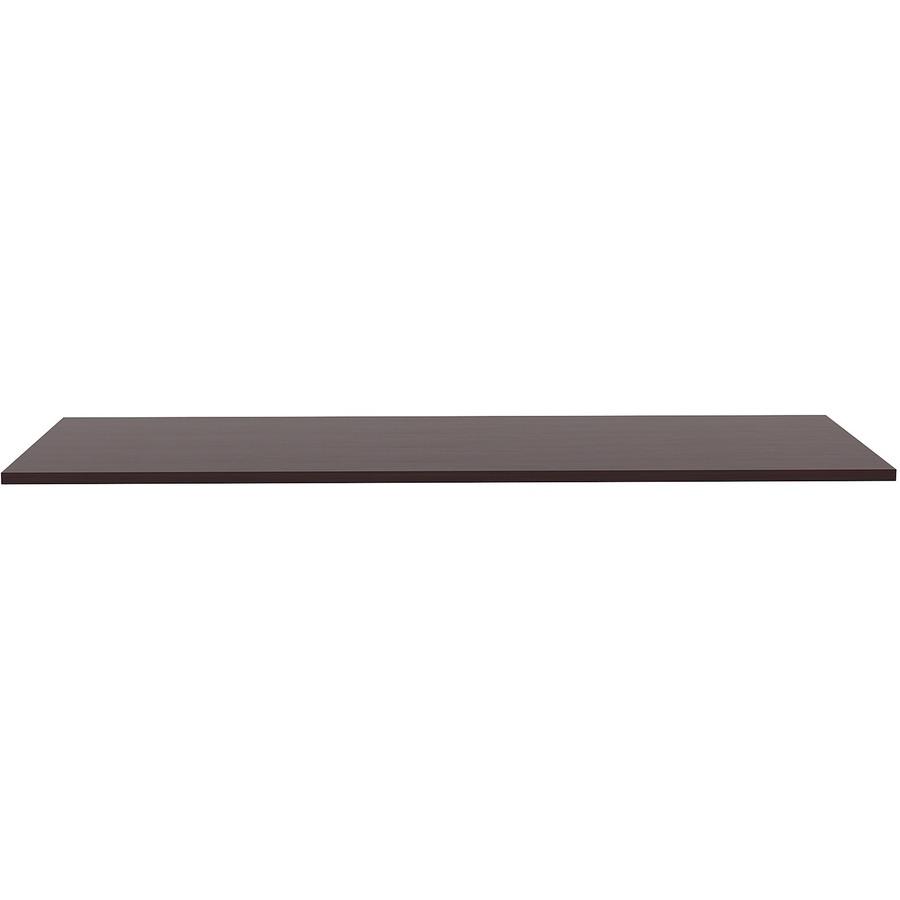 Lorell Training Tabletop - Espresso Rectangle, Laminated Top - Adjustable Height - 72'' Table Top Width x 24'' Table Top Depth x 1'' Table Top Thickness - Assembly Required - 1 Each