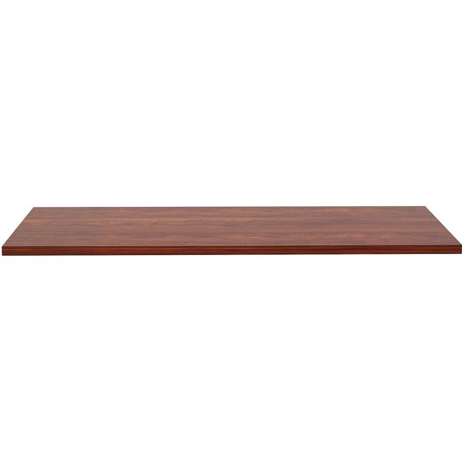 Lorell Training Tabletop - Cherry Rectangle, Laminated Top - 48'' Table Top Length x 24'' Table Top Width x 1'' Table Top ThicknessAssembly Required - 1 Each
