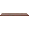 Lorell Relevance Series Tabletop - Walnut Rectangle, Laminated Top - 48'' Table Top Length x 24'' Table Top Width x 1'' Table Top ThicknessAssembly Required - 1 Each
