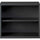 Lorell Fortress Series Bookcase - 34.5'' x 12.6''30'' - 2 Shelve(s) - Material: Steel - Finish: Charcoal, Powder Coated - Adjustable Shelf, Welded, Durable