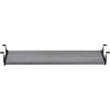 Lorell Universal Keyboard Tray - 26'' x 0.8'' x 15.4'' - Finish: Charcoal