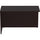 Lorell Essentials Series Return Shell - 48'' x 24''29.5'' Return Shell, 1'' Top - Finish: Espresso