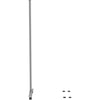 Lorell Adaptable Panel Legs for 50''H Configuration - 18.8'' Width x 2'' Depth x 71'' Height - Aluminum - Silver