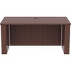 Lorell Essentials Series Sit-to-Stand Desk Shell - 0.1'' Top, 1'' Edge, 60'' x 29''49'' - Finish: Mahogany - Mahogany Laminate Table Top