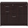 Lorell Essentials Series Box/Box/File Lateral File - 35.5'' x 22''29.5'' Lateral File, 1'' Side Panel - 4 x File, Box Drawer(s) - Finish: Espresso Laminate