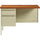 Lorell Fortress Series Left-Pedestal Return - Rectangle Top - 42'' Table Top Width x 24'' Table Top Depth x 1.12'' Table Top Thickness - 29.50'' HeightAssembly Required - Oak, Oak Laminate, Putty - Steel
