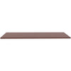 Lorell Relevance Series Tabletop - Laminated Rectangle, Mahogany Top x 48'' Table Top Width x 24'' Table Top Depth x 1'' Table Top Thickness x 47.63'' Width x 23.63'' Depth - Assembly Required - 1 Each