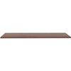 Lorell Relevance Series Tabletop - Walnut Rectangle, Laminated Top - Adjustable Height - 24'' Table Top Width x 72'' Table Top Depth x 1'' Table Top Thickness - Assembly Required - 1 Each