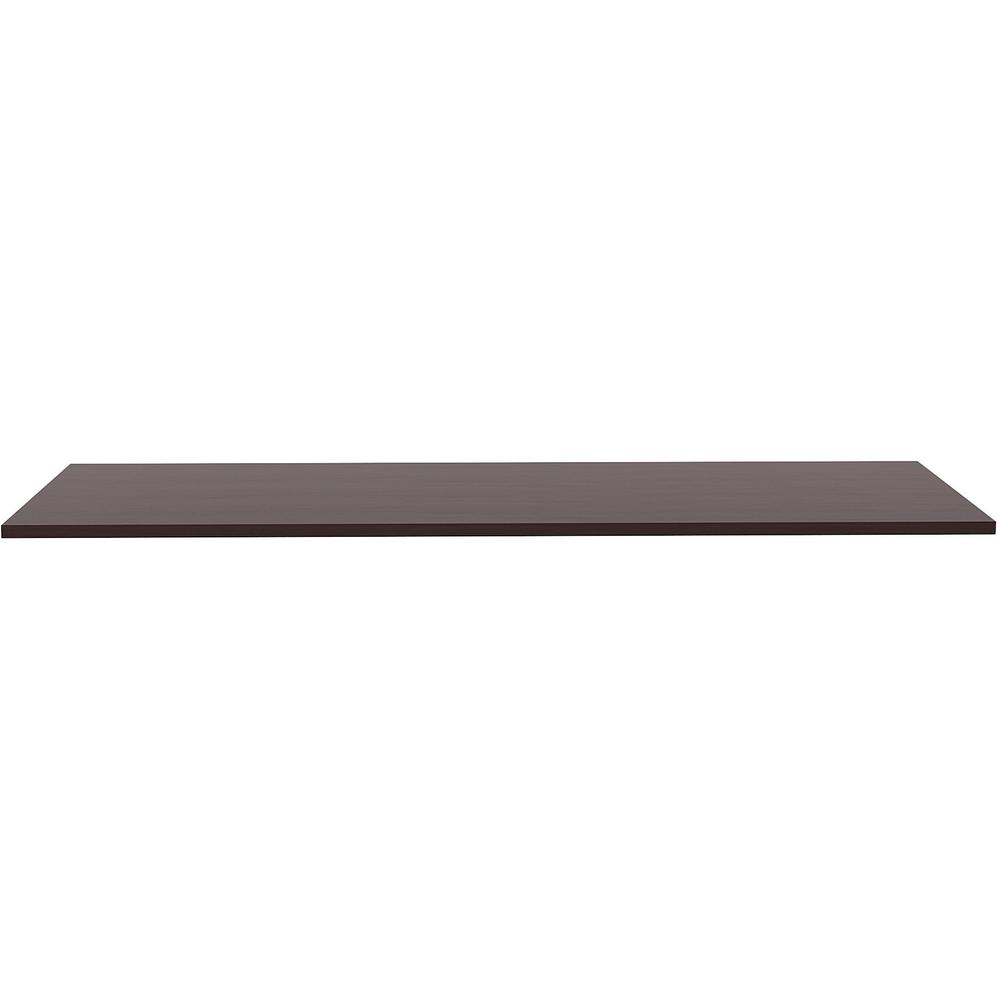 Lorell Training Tabletop - Espresso Rectangle, Laminated Top - Adjustable Height - 72'' Table Top Width x 24'' Table Top Depth x 1'' Table Top Thickness - Assembly Required - 1 Each