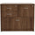 Lorell Essentials Series Box/Box/File Lateral File - 1'' Side Panel, 0.1'' Edge, 35.5'' x 22''29.5'' Lateral File - 4 x Box, File Drawer(s) - Walnut Laminate Table Top - Versatile, Ball Bearing Glide, Draw