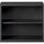 Lorell Fortress Series Bookcase - 34.5'' x 12.6''30'' - 2 Shelve(s) - Material: Steel - Finish: Charcoal, Powder Coated - Adjustable Shelf, Welded, Durable