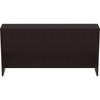 Lorell Essentials Series Stack-on Hutch - 72'' x 15'' x 36'' Hutch - 4 Door(s) - Finish: Espresso