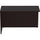 Lorell Essentials Series Return Shell - 48'' x 24''29.5'' Return Shell, 1'' Top - Finish: Espresso
