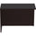 Lorell Essentials Series Return Shell - 42'' x 24''29.5'' Return Shell, 1'' Top - Finish: Espresso