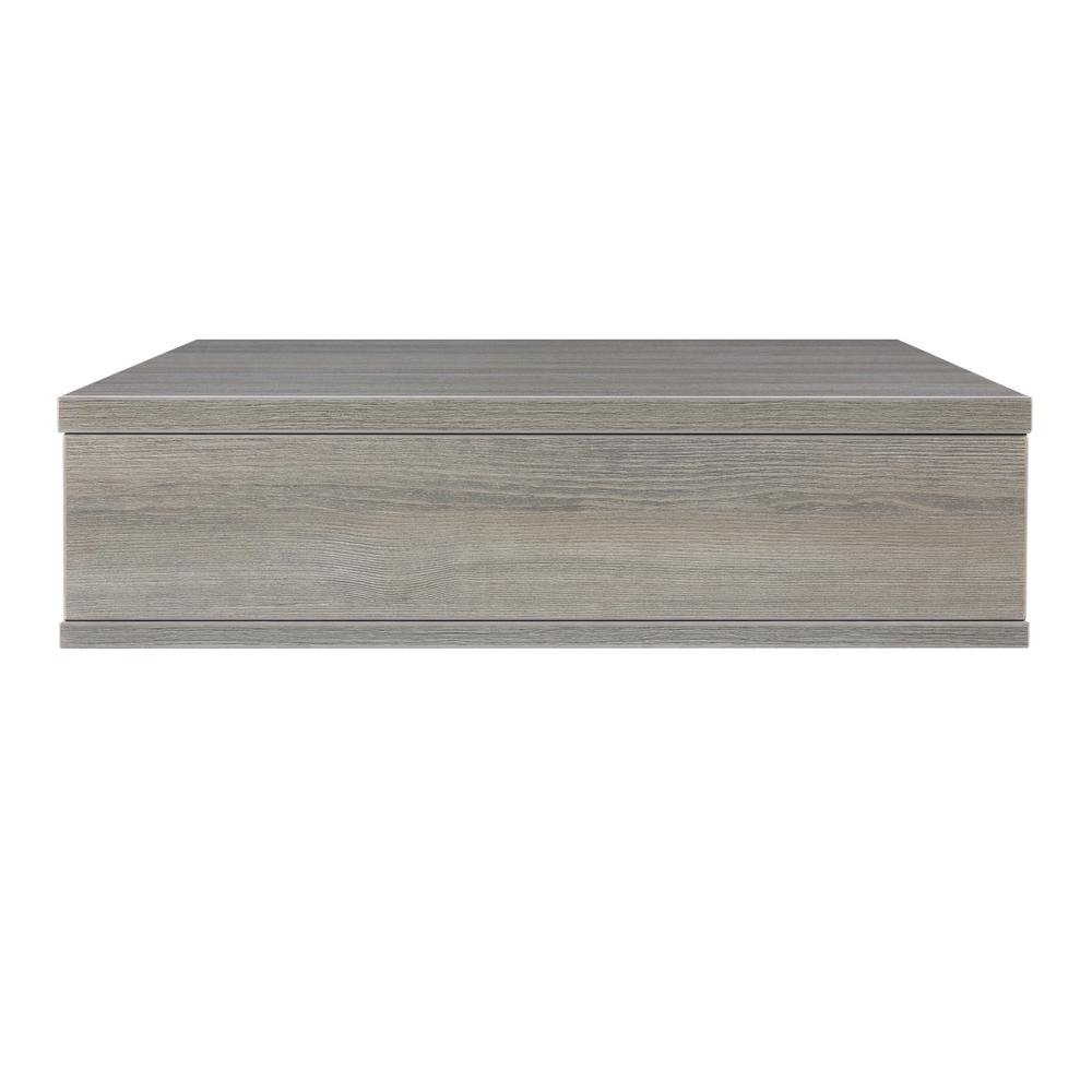 Lorell Contemporary Reception Collection Sectional Tabletop - 25.3'' x 25.5''6.6'' - Finish: Weathered Charcoal, Laminate