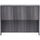 Lorell Essentials Series Stack-on Hutch with Doors - 48'' x 15''36'' - 3 Door(s) - Finish: Weathered Charcoal Laminate