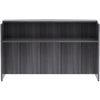 Lorell Essentials Series Front Reception Desk - 72'' x 36''42.5'' Desk, 1'' Top - Finish: Weathered Charcoal Laminate
