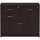 Lorell Essentials Series Box/Box/File Lateral File - 35.5'' x 22''29.5'' Lateral File, 1'' Side Panel - 4 x File, Box Drawer(s) - Finish: Espresso Laminate