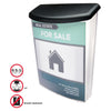 Deflecto Outdoor Literature Box - 13.1'' Height x 10'' Width x 4.5'' Depth - Break Resistant, Water Proof - Gray - Plastic - 1 Each - deflecto