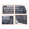 Lorell Mesh Desktop Organizer - 3 Tier(s) - 11.42'' Height x 3.54'' Width x 12.72'' Length - Desktop - Durable - Black - Metal - 1 Each