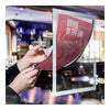 DURABLE The Infoframe - Glass-mountable, Window-mountable - Removable, Both Sides Display, Sturdy, UV Resistant, Heat Resistant, Repositionable - Information, Advertising - 2 / Pack - Durable