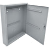 Huron Slotted Heavy-duty Key Cabinet - Keyhole Slot, Heavy Duty, Durable - Gray - Steel
