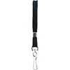 SICURIX Shoelace-style Flat Hook Lanyard - 100 / Box - 36'' Length - Black
