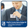C-Line Clip/Pin Combo Style Name Badges - Sealed Holders with Inserts, 4 x 3, 50/BX, 95743