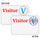 C-Line Time's Up! Self-Expiring Visitor Badges - One Day Spot Badge, Peel & Stick, 3 x 2, 100/BX, 97004
