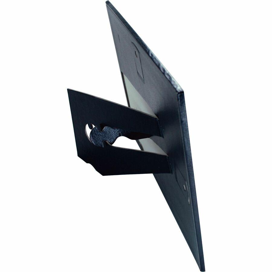 Golite nu-dell Flat Document Frames - Holds 11'' x 8.50'' Insert - Desktop - Horizontal, Vertical - Easel Back, Hanger - 2 / Pack - Leatherette - Black - NuDell