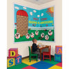Fadeless Bulletin Board Art Paper - ClassRoom Project, Home Project, Office Project - 48''Width x 50 ftLength - 1 / Roll - Azure Blue