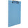 Saunders Acrylic Clipboard - 0.50'' Clip Capacity - 9'' x 12'' - Acrylic - Blue - 1 Each